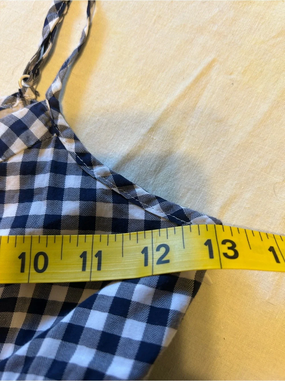 Ralph Lauren Navy and White Gingham Sundress